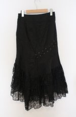 画像3: BPN / レースアップマーメイドスカート M ブラック O-26-03-16-021-GO-SK-OW-OS (3)