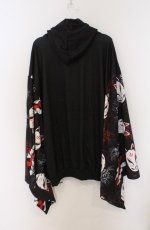 画像3: ACDC RAG / ヒガンバナキモノZIPパーカー  ブラック O-26-03-16-023-PU-TO-OW-OS (3)