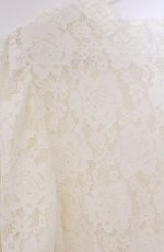 画像2: m petit by misako / TT*AOKシアートップス L アイボリー O-26-03-16-026-LO-TO-OW-OS (2)