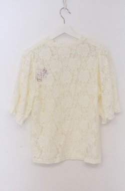 画像3: m petit by misako / TT*AOKシアートップス L アイボリー O-26-03-16-026-LO-TO-OW-OS