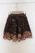 Secret Honey / アップルパイ柄スカート 2 ブラウン O-26-03-16-005-CA-SK-OW-OS