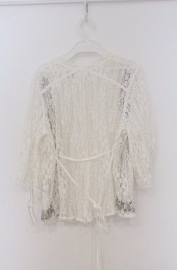 画像3: axes femme / フラワー刺繍レースカーデ/ミュルーズ染織美術館コラボ  アイボリー O-26-03-16-034-AX-TO-IG-OS