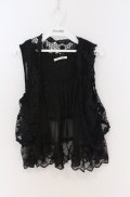 axes femme / レースベストセット M クロ O-26-03-16-037-AX-TO-IG-OS