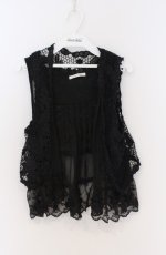 画像1: axes femme / レースベストセット M クロ O-26-03-16-037-AX-TO-IG-OS (1)