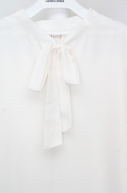 画像2: axes femme / ニットベストアンサンブルのブラウス  シロ O-26-03-18-003-AX-TO-IG-OS