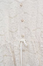 画像2: axes femme / 総レースキャンディ袖プルオーバー  アイボリー O-26-03-18-035-AX-BL-IG-OS (2)