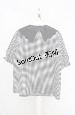 画像3: axes femme / バラ刺繍襟ブラウス  クロ O-26-03-18-041-AX-BL-IG-OS