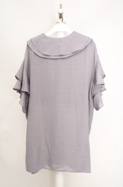 画像3: axes femme / 刺繍チュニックブラウス M グレー O-26-03-18-049-AX-TO-IG-OS