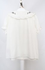 画像3: Jamie エーエヌケー / 有刺鉄線ptブラウス M シロ O-26-03-18-052-LO-BL-OW-OS (3)