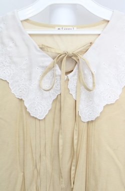 画像2: axes femme / ビッグ襟ブラウス  イエロー O-26-03-18-005-AX-BL-IG-OS