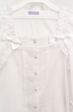 画像2: axes femme kawaii / フリルブラウス M シロ O-26-03-18-056-AX-BL-IG-OS