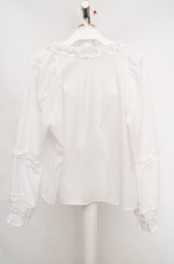 画像3: axes femme kawaii / フリルブラウス M シロ O-26-03-18-056-AX-BL-IG-OS