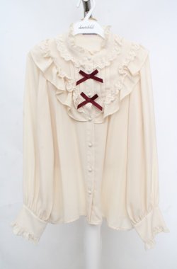 画像1: axes femme kawaii / クラシカルドールブラウス M アイボリー O-26-03-18-060-AX-BL-IG-OS