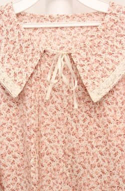 画像2: axes femme / ストライプブラウス F アイボリー×ピンク O-26-03-18-063-AX-BL-IG-OS