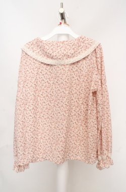 画像3: axes femme / ストライプブラウス F アイボリー×ピンク O-26-03-18-063-AX-BL-IG-OS