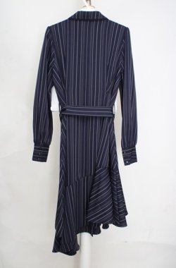 画像3: axes femme / フラワーフレームボータイワンピース  ネイビー O-26-03-18-065-AX-OP-IG-OS