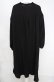 画像3: axes femme / チャイナ釦ロングシャツワンピース M クロ O-26-03-18-066-AX-OP-IG-OS (3)