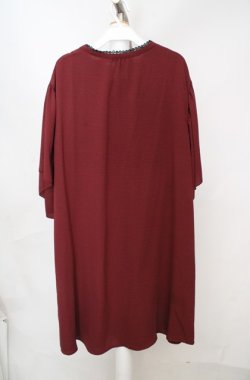 画像3: axes femme / チャイナ釦刺繍ワンピース F アカ O-26-03-18-070-AX-OP-IG-OS