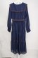 画像3: axes femme / セーラー襟ティアードワンピース  ネイビー O-26-03-18-073-AX-OP-IG-OS (3)