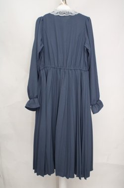 画像3: m petit by misako / AM*レースエリプリーツワンピース M ブルー O-26-03-18-079-LO-OP-IG-OS