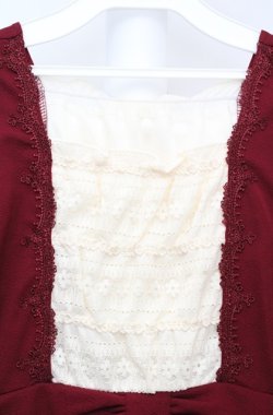 画像2: axes femme / ウエストリボンカットソープルオーバー  アカ O-26-03-18-008-AX-TO-IG-OS