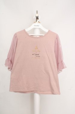 画像1: m petit by misako / MSシアーソデプルオーバー M ピンク O-26-03-18-084-LO-TO-IG-OS
