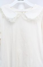 画像2: m petit by misako / 丸襟プルオーバー M オフシロ O-26-03-18-085-0-TO-IG-OS (2)
