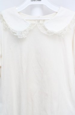 画像2: m petit by misako / 丸襟プルオーバー M オフシロ O-26-03-18-085-0-TO-IG-OS