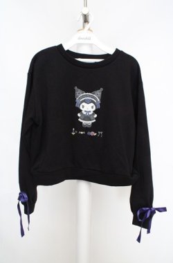 画像1: m petit by misako / 裏シャギープルオーバー（クロミ） M クロ O-26-03-18-087-LO-TO-IG-OS