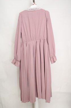 画像3: m petit by misako / AM*レースエリプリーツワンピース L ピンク O-26-03-18-088-LO-OP-IG-OS