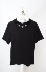 画像1: axes femme / 吸水速乾プチスタンドリブプルオーバー F クロ O-26-03-18-012-AX-TO-IG-OS (1)