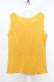 画像3: axes femme POETIQUE / 透かしダイヤ柄タンクトップ M イエロー O-26-03-18-015-AX-TO-IG-OS (3)