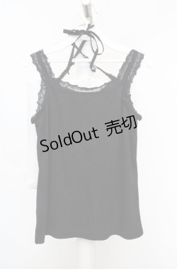 画像3: axes femme / ビジューストラップインナーキャミソール M クロ O-26-03-18-016-AX-TO-IG-OS