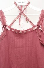 画像2: axes femme / クロスストラップキャミソール M ピンク O-26-03-18-017-AX-TO-IG-OS (2)