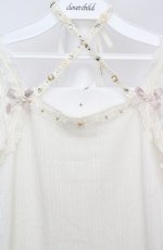画像2: axes femme / クロスストラップキャミソール  オフシロ O-26-03-18-018-AX-TO-IG-OS (2)