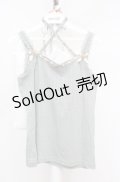 axes femme / クロスストラップキャミソール  ミント O-26-03-18-019-AX-TO-IG-OS