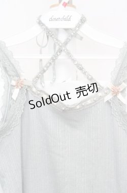 画像2: axes femme / クロスストラップキャミソール  ミント O-26-03-18-019-AX-TO-IG-OS