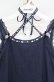 画像2: axes femme / クロスストラップキャミソール M ネイビー O-26-03-18-020-AX-TO-IG-OS (2)
