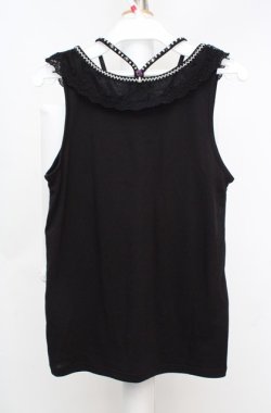 画像3: axes femme / ストラップビジュータンク F クロ O-26-03-18-022-AX-TO-IG-OS