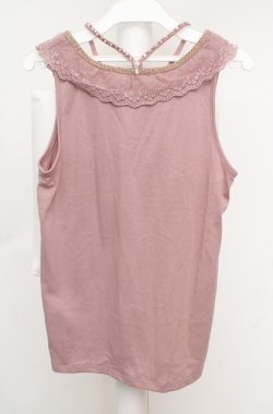 画像3: axes femme / ストラップビジュータンク  ピンク O-26-03-18-023-AX-TO-IG-OS