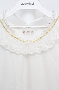 画像2: axes femme / ストラップビジュータンク  シロ O-26-03-18-024-AX-TO-IG-OS