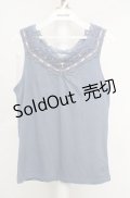 axes femme / パールレースタンク  ブルー O-26-03-18-027-AX-TO-IG-OS