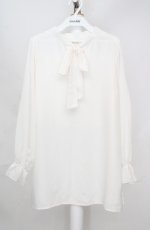 画像1: axes femme / ニットベストアンサンブルのブラウス  シロ O-26-03-18-003-AX-TO-IG-OS (1)