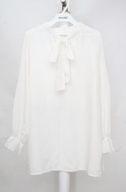 画像1: axes femme / ニットベストアンサンブルのブラウス  シロ O-26-03-18-003-AX-TO-IG-OS