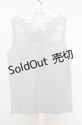 axes femme / 繊細レースタンク M ミント O-26-03-18-030-AX-TO-IG-OS