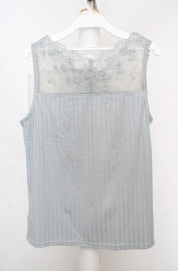 画像3: axes femme / 繊細レースタンク M ミント O-26-03-18-030-AX-TO-IG-OS