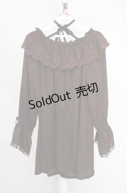 画像1: axes femme / フリルブラウス F ブラウン O-26-03-18-032-AX-BL-IG-OS