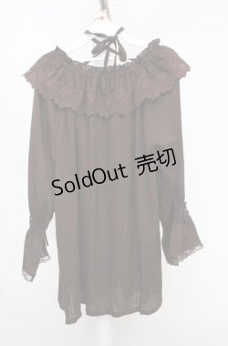 画像3: axes femme / フリルブラウス F ブラウン O-26-03-18-032-AX-BL-IG-OS