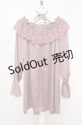 axes femme / フリルブラウス F ピンク O-26-03-18-033-AX-BL-IG-OS