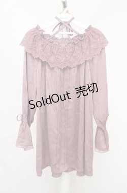 画像1: axes femme / フリルブラウス F ピンク O-26-03-18-033-AX-BL-IG-OS